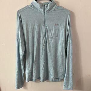 Nike Dri-Fit Sky Blue Half-Zip Pullover